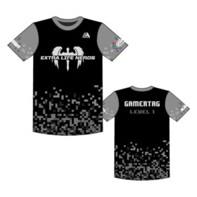 extra life nerds black gildan® ultra cotton® 100% us cotton t shirt (2000)