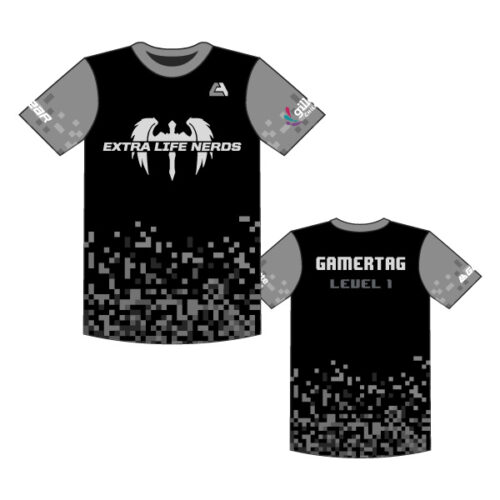 extra life nerds black gildan® ultra cotton® 100% us cotton t shirt (2000)