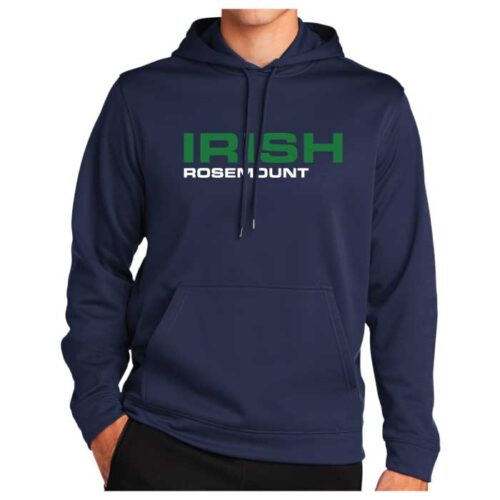 RHS Shamrock Store - Navy Printed Performance Hoodie (F244)
