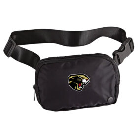Lakeville IceCats Hockey - Black Embroidered Explorer Belt Bag/Fanny Pack