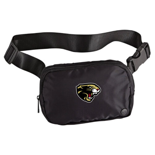 Lakeville IceCats Hockey - Black Embroidered Explorer Belt Bag/Fanny Pack