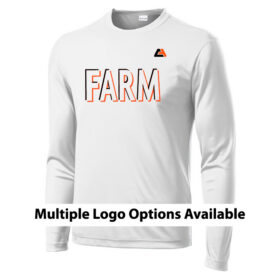 farmington baseball printed fleece crewneck sweatshirt (pc90)