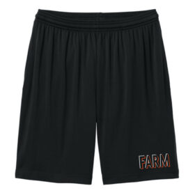 two rivers fastpitch black printed shorts (st355p)