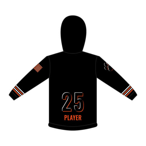 farmington baseball black printed performance tee (st350)