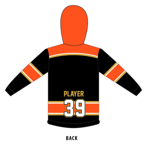 blackcats hockey embroidered unrl crossover hoodie ii