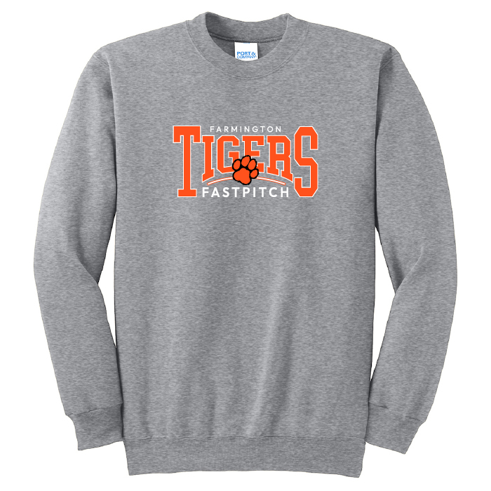 farmington fastpitch charcoal heather embroidered unrl crossover hoodie ii