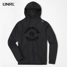 farmington fastpitch charcoal heather embroidered unrl crossover hoodie ii
