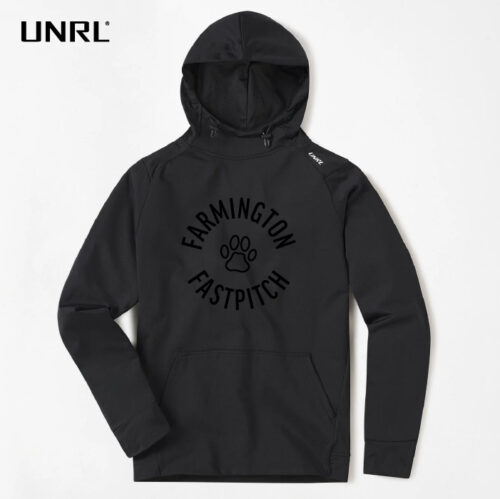 farmington fastpitch charcoal heather embroidered unrl crossover hoodie ii
