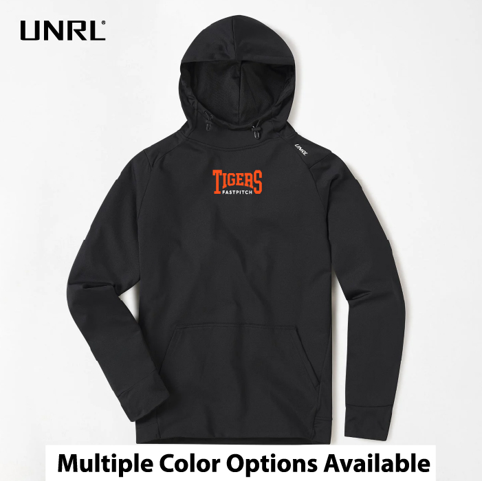 farmington fastpitch charcoal heather embroidered unrl crossover hoodie ii