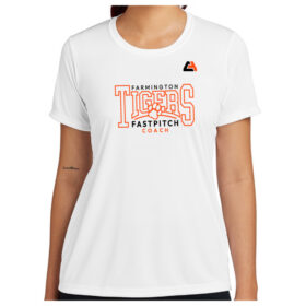 farmington fastpitch coaches ladies sublimated performance tee (lst350)