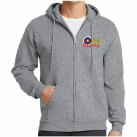 Form First JOAD - Embroidered Full-Zip Fleece Hoodie (PC78ZH)