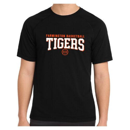 farmington youth basketball coaches orange port & company® performance blend tee (pc381)