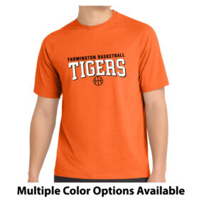 farmington youth basketball coaches orange port & company® performance blend tee (pc381)