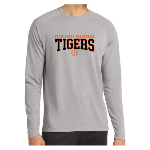 farmington youth basketball coaches orange port & company® performance blend tee (pc381)