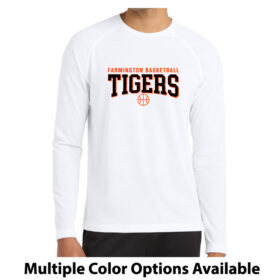 farmington youth basketball coaches orange port & company® performance blend tee (pc381)