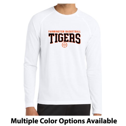farmington youth basketball coaches orange port & company® performance blend tee (pc381)