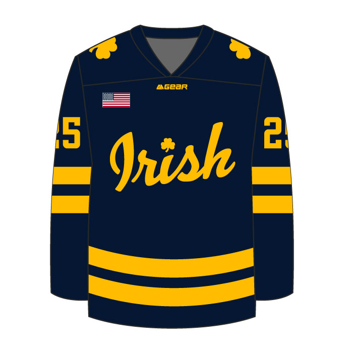 raha boosters navy sublimated game jersey