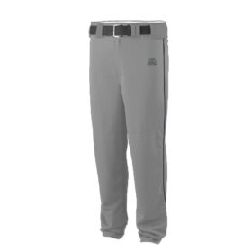 CA Stock Baseball Pants - Warm Grey with Black Piping