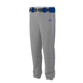 CA Stock Pants – Warm Grey with Royal Piping and Belt Loops