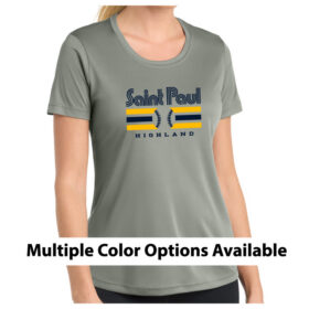 highland navy longsleeve printed performance tee (st350ls)