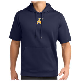 highland baseball navy ladies embroidered nike 1/2 zip jacket (nkdh4951)