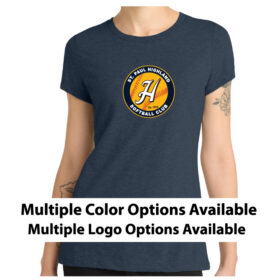 highland navy longsleeve printed performance tee (st350ls)