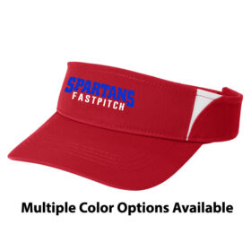 inver grove fastpitch red/white embroidered visor (stc13)
