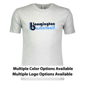 bloomington basketball coaches printed cotton tee (pc54)