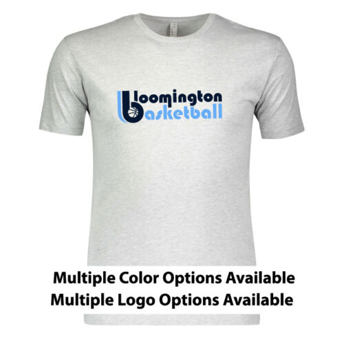 bloomington basketball coaches printed cotton tee (pc54)