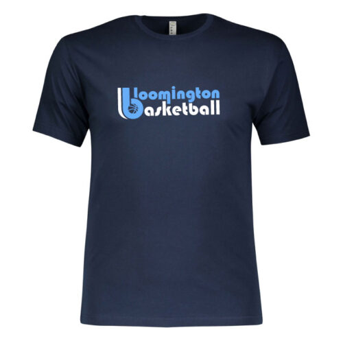 bloomington basketball coaches printed cotton tee (pc54)
