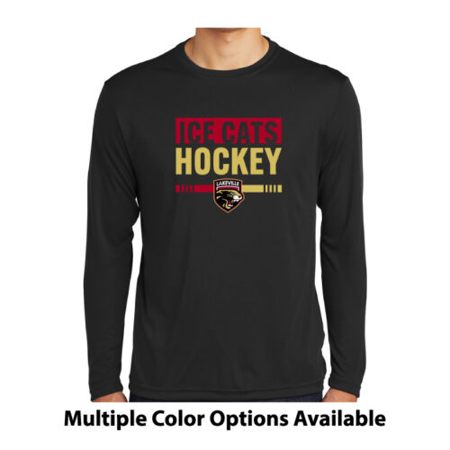 lakeville icecats hockey full dye crewneck shortsleeve jersey