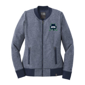 raha boosters navy new era ladies french terry embroidered full zip (lnea503)