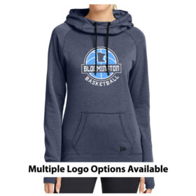 bloomington basketball printed sky blue ladies essential boxy tee (ez100)