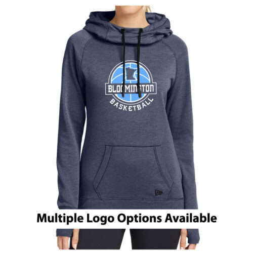 bloomington basketball printed sky blue ladies essential boxy tee (ez100)