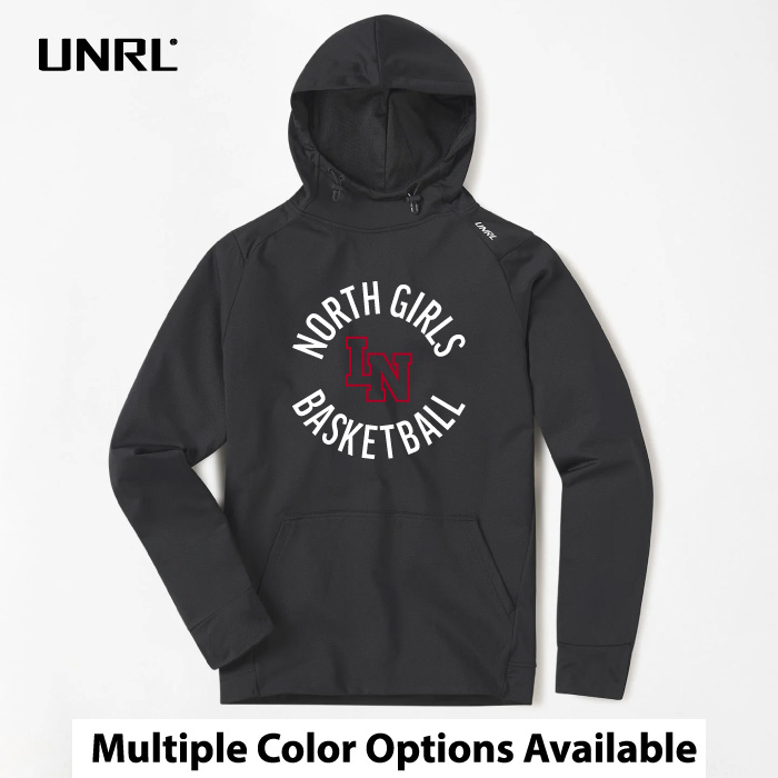 lakeville north girls basketball 3d embroidered unrl crossover hoodie ii