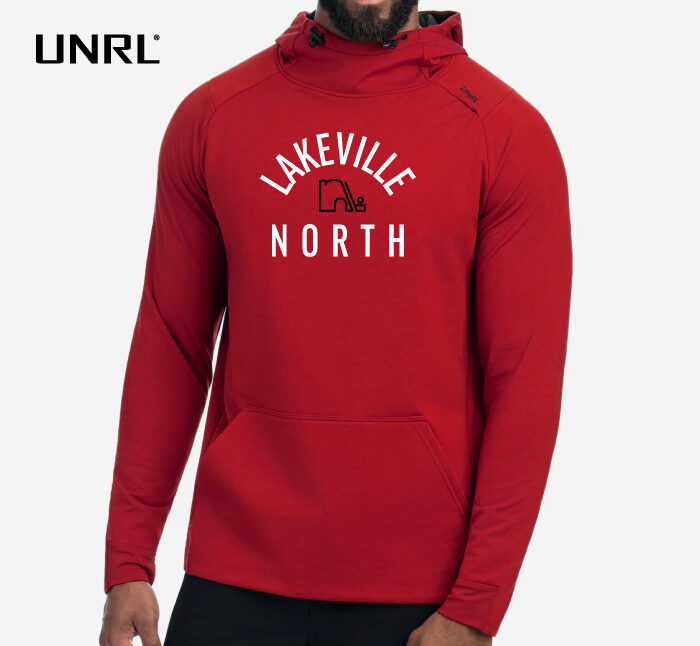 lakeville north hockey embroidered unrl crossover hoodie ii