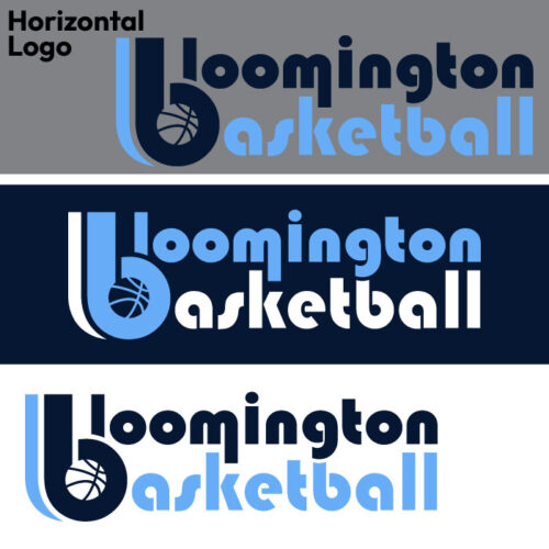 bloomington basketball coaches printed black nike swoosh sleeve rlegend tee (nkdx8730)