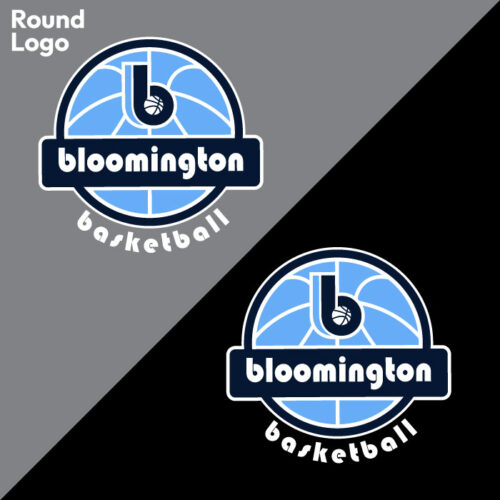 bloomington basketball coaches printed black nike swoosh sleeve rlegend tee (nkdx8730)