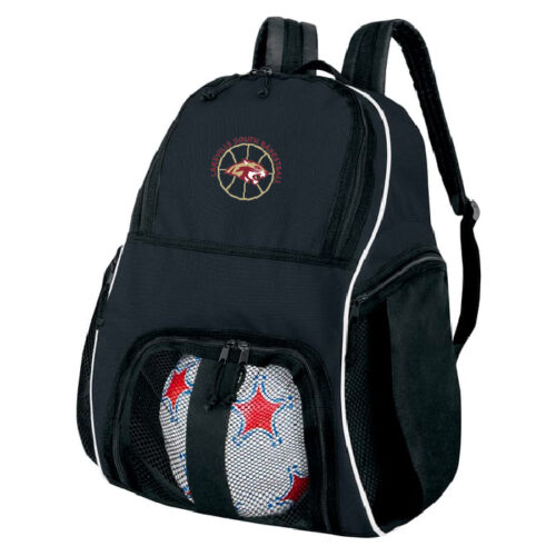 lakeville south girls travel basketball black embroidered backpack (327850)