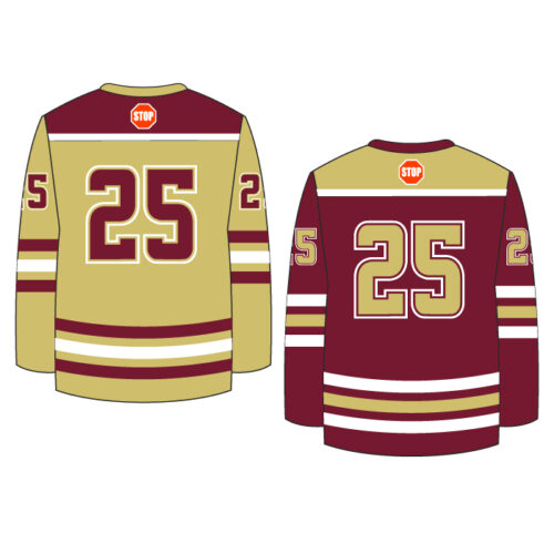 lakeville south hockey full dye game jersey
