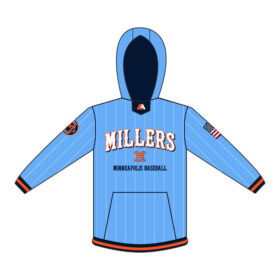 minneapolis millers baseball bag tag