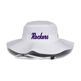 MN Rockers – White Embroidered Booney Hat (GB400)