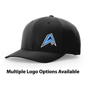 mn ice black embroidered flexfit hat (pts30)