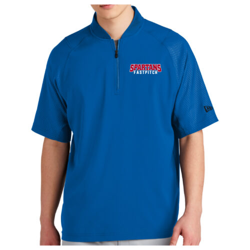 Inver Grove Fastpitch - Royal Short Sleeve 1/4-Zip Cage Jacket (NEA600)