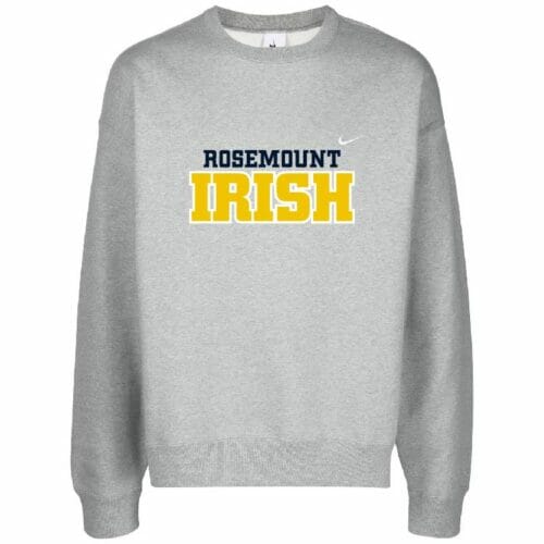RHS Shamrock Store - Dark Heather Grey Nike Crewneck Tackle Twill