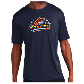 Foxfire - Navy Printed Practice Jersey Tee Shirt (PC380)