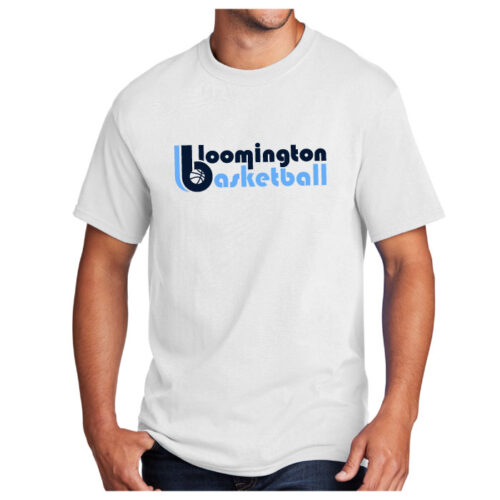 bloomington basketball coaches printed cotton tee (pc54)