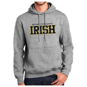 RHS Shamrock Store - Athletic Heather Irish Tackle Twill Pullover Hoodie #2 (PC90H)