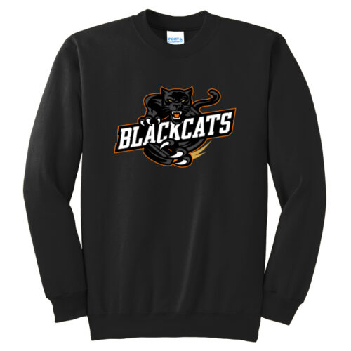 blackcats hockey embroidered unrl crossover hoodie ii
