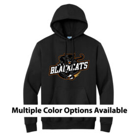 blackcats hockey embroidered unrl crossover hoodie ii